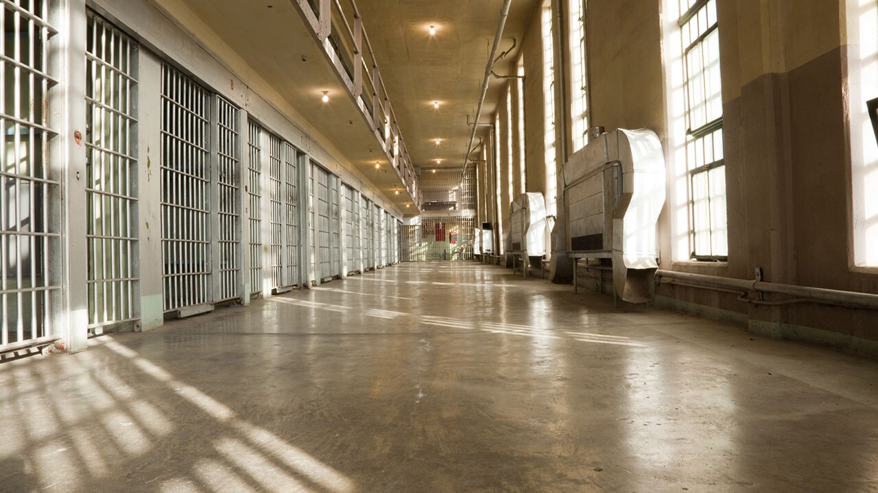 The long hallways and cells of the Idaho State Penitentiary
