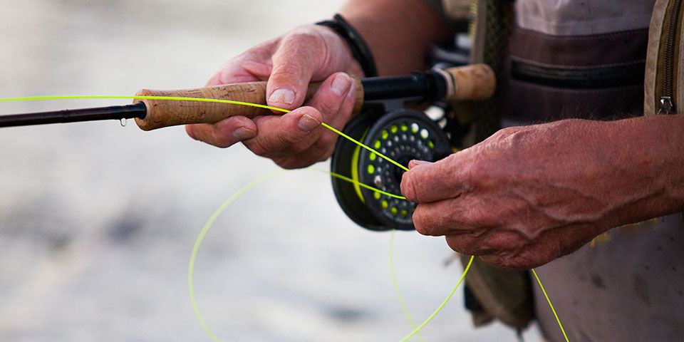 Rods ‘n' reels, waders ‘n' boots and a box of flies
