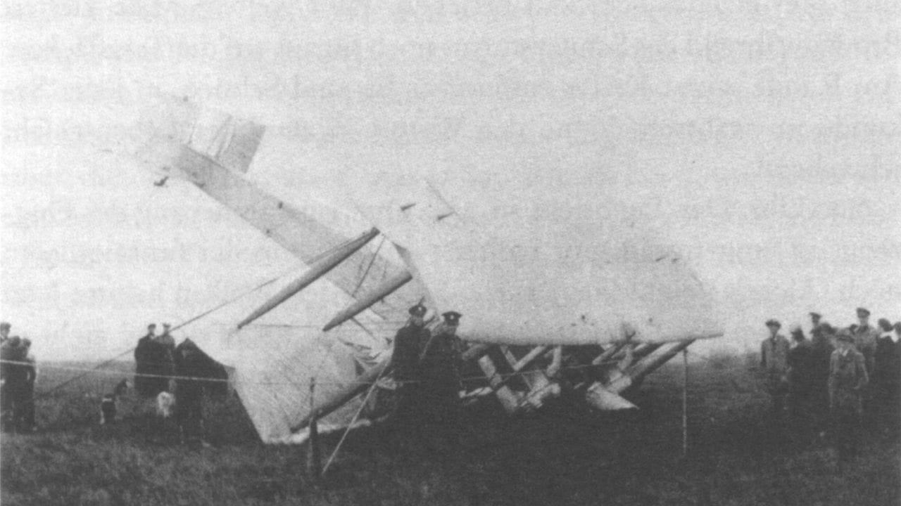 Alcock and Brown’s plane
