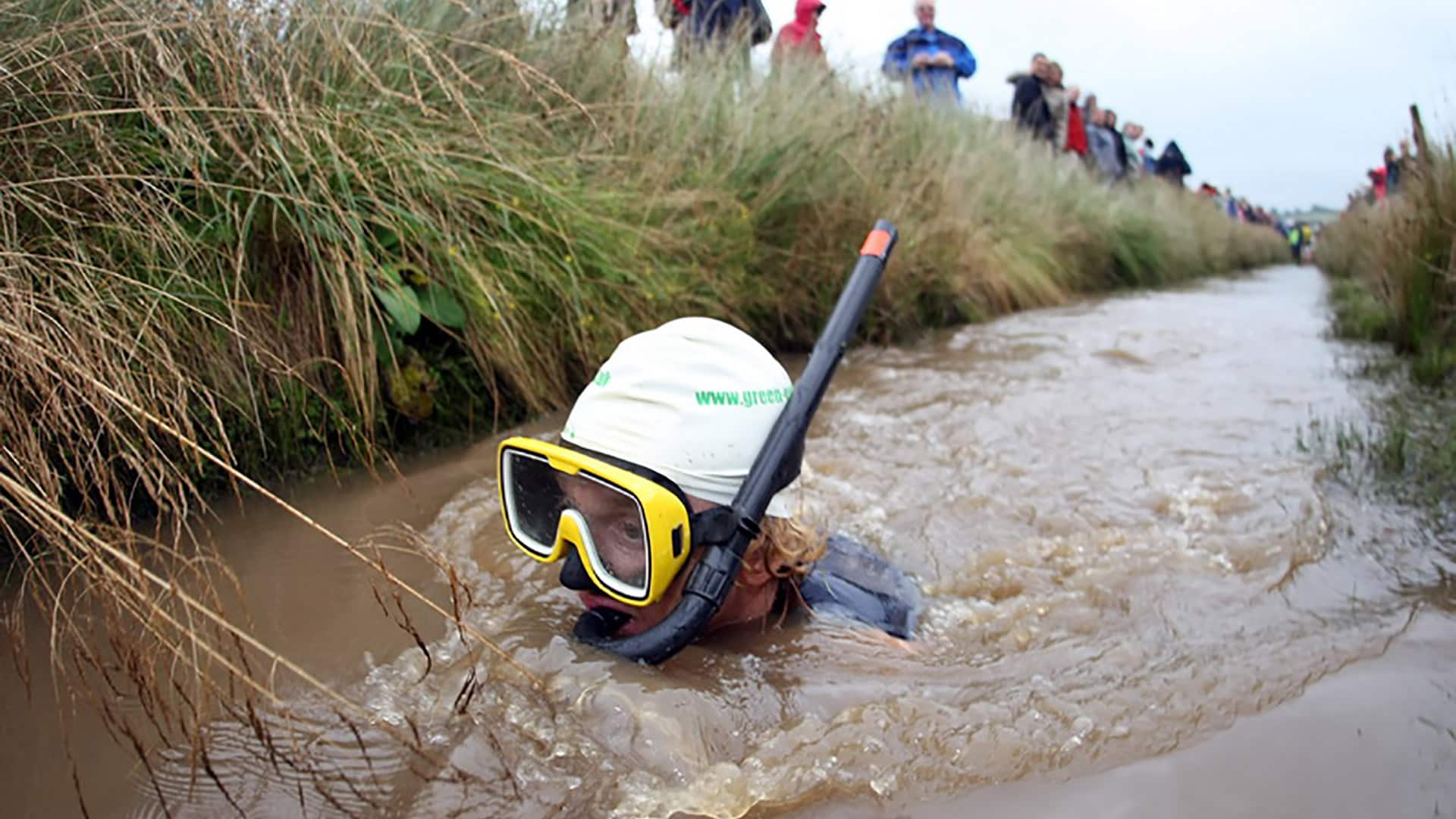 Bog Snorkelling Championships, Waen Rhydd, England