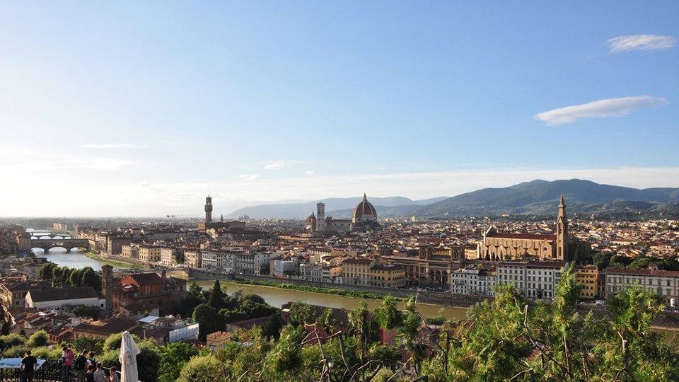 Piazzo Michelangelo in Florence, Italy