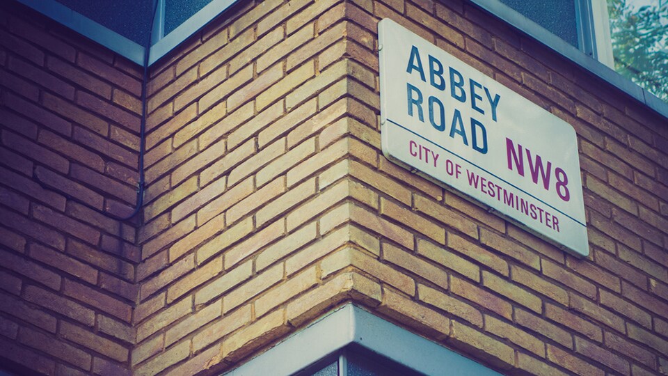 Infamous Abbey Road Sign